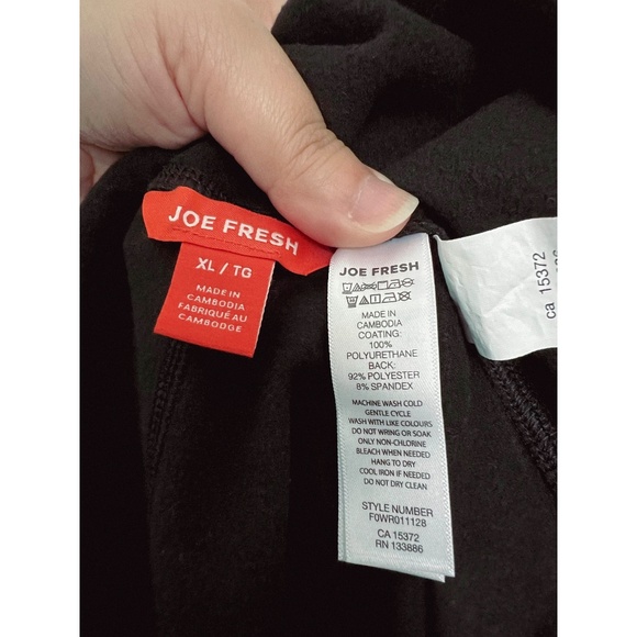 JOE FRESH  |  Faux Leather Leggings Pants - Picture 2 of 2